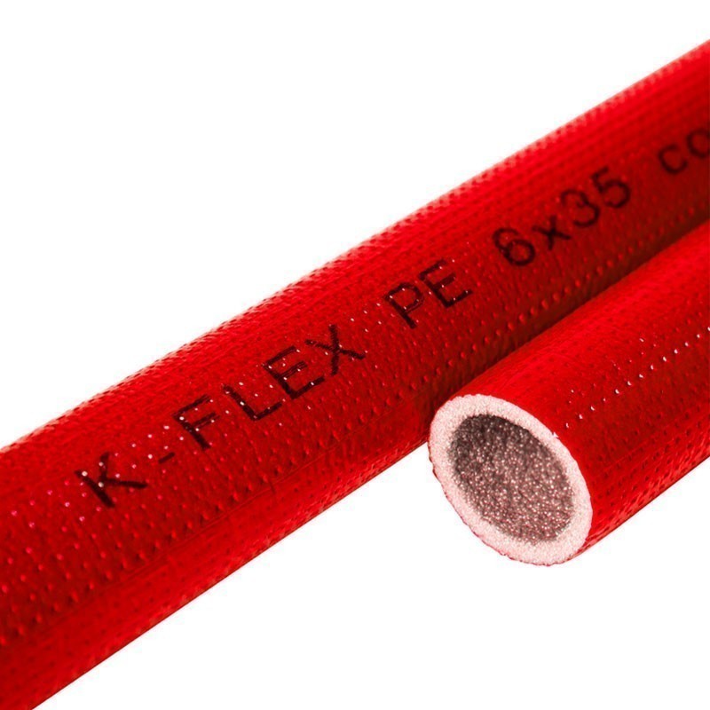 Трубка теплоизоляционная K-FLEX COMPACT RED, DN 35 толщина 4мм от -40 до +95°C длина 10м