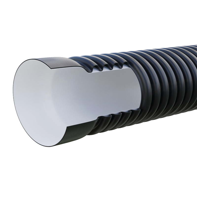 Труба гофрированная ПЭ 923х800 SN6-7 6,2м с раструбом FDplast-2