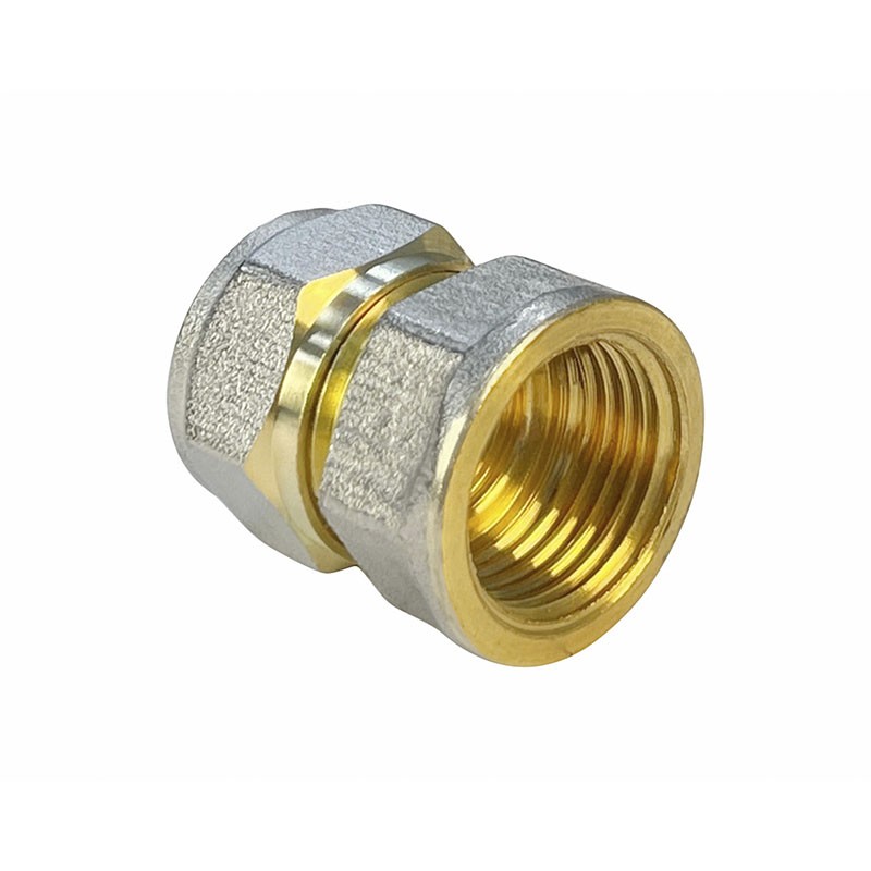 Соединитель обжимной Valfex VF.302.N, DN 16 PN 10, G-3/4'' с переходом на внутреннюю резьбу-1