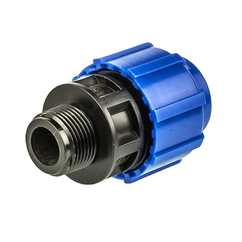 Муфта компрессионная для ПЭ Ду 110-4 PN 16, обжимное-штуцер-1
