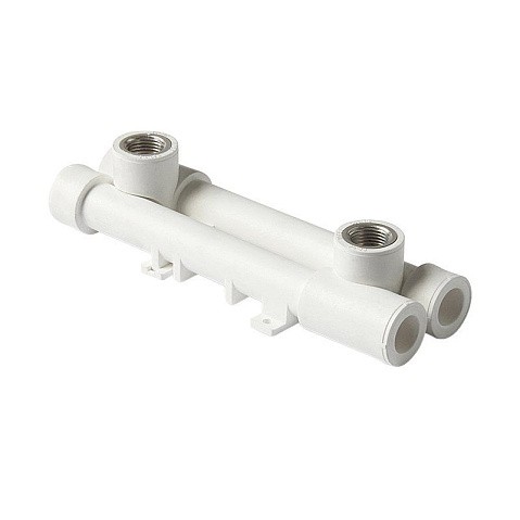 Комплект универсальный настенный ПП 20-1/2'' PN 25 с внутренней резьбой белый Pro Aqua PA60008 купить в Нижнем Новгороде | "Проконсим"