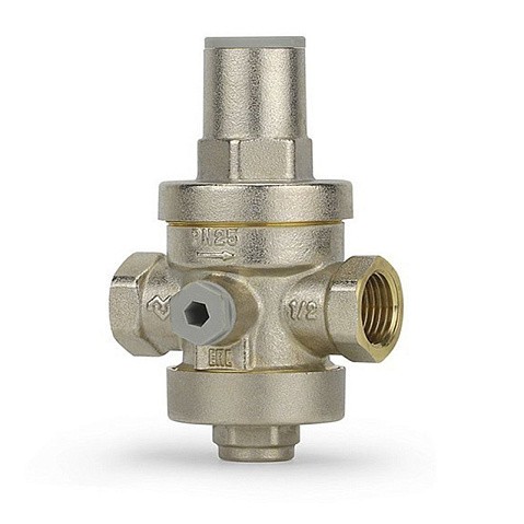Регулятор давления VARMEGA VM127 DN 15 PN25 поршневой под манометр 2,51kv G-1/2'' никелированный купить в Нижнем Новгороде | "Проконсим"