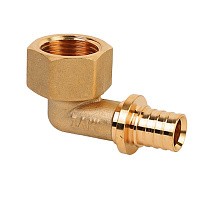  Угольники латунные для PEX-PEX труб DN 16-32 PN 16 под надвижную гильзу MVI SF.431 (922102320) со склада Проконсим в Нижнем Новгороде
