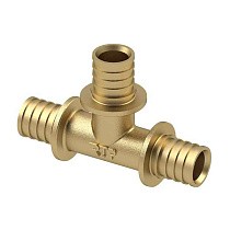 Тройники латунные для PEX-PEX труб DN 16-40 PN 16 под надвижную гильзу РосТурПласт купить в Нижнем Новгороде | "Проконсим"