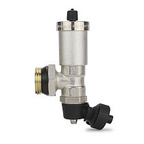  Конечные элементы для коллектора DN 25 PN 10 с автоматическими воздухоотводчиками и дренажными кранами Varmega (930422005) со склада Проконсим в Нижнем Новгороде