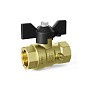 Кран латунный шаровой DN 15 PN 16 под манометр G1/2''-М20х1,5'' муфта-муфта бабочка LD Pride 44.340.15.20 купить в Нижнем Новгороде | "Проконсим"