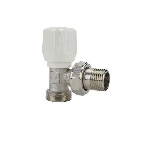 Клапан радиаторный VARMEGA VM10002 DN15x20 PN10 угловой евроконус G-1/2''х3/4'' штуцер купить в Нижнем Новгороде | "Проконсим"