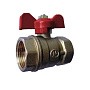 Краны латунные шаровые 11Б27п1 DN 20-32 PN 16 однотипные бабочка муфта-муфта купить в Нижнем Новгороде | "Проконсим"