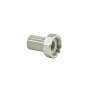 Штуцер с накидной гайкой VALFEX 32 PN 25 G-1 1/4'' серый