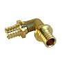 Угольник латунный для PEX труб 20-20 PN 16 S-2,8мм под надвижную гильзу Valfex VF.451.AF купить в Нижнем Новгороде | "Проконсим"