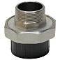 Муфта разборная НПВХ DN 50-1 1/2" PN 16 клеевая с наружной латунной резьбой черная Aquaviva AQVBND50M купить в Нижнем Новгороде | "Проконсим"