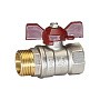 Кран латунный шаровой Temper 88.В-Н.12.Б DN 15 PN 40 бабочка муфта-штуцер купить в Нижнем Новгороде | "Проконсим"