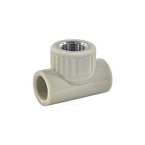  Тройники ПП DN 20-32 PN 25 с внутренней резьбой серые Valfex  (930024234) со склада Проконсим в Нижнем Новгороде