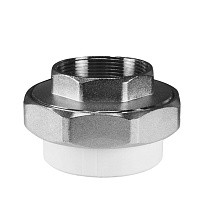  Муфты ПП DN 75-110 PN 25 разъёмные с внутренней резьбой белые Valfex  (930024465) со склада Проконсим в Нижнем Новгороде
