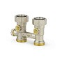 Узелы нижнего подключения VARMEGA VM138 DN20 прямой однотрубный 3/4''x3/4'' евроконус, с байпасом муфта-штуцер купить в Нижнем Новгороде | "Проконсим"