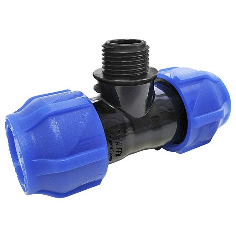 Тройник компрессионный переходной Valfex DN-50 PN-16 G-1 1/2'' НР купить в Нижнем Новгороде | "Проконсим"