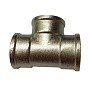 Тройник латунный никелированный DN 40 PN 40 муфта-муфта-муфта купить в Нижнем Новгороде | «Проконсим»