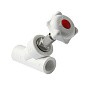 Вентиль прямоточный 45гр. ПП 25 PN 25 белый Pro Aqua PA42010