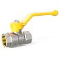 Кран латунный шаровой LD Pride GAS DN40 PN 25 никелированный рычаг муфта-муфта купить в Нижнем Новгороде | "Проконсим"