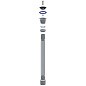 Сифон гофрированный Unicorn D240, 40х50 гибкий отвод, 1 1/2'' х40 чашка из нержавеющей стали, 1500мм купить в Нижнем Новгороде | "Проконсим"