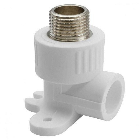 Угольник установочный ПП 25-1/2'' PN 25 с наружной резьбой белый РТП 15109 купить в Нижнем Новгороде | "Проконсим"