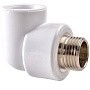 Угольник ПП 20-1/2'' PN 25 белый РВК