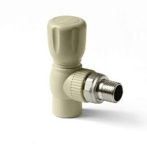 Краны шаровые ПП DN 20-25 PN 25 для радиатора угловые серые купить в Нижнем Новгороде | "Проконсим"