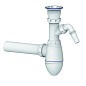 Сифон для умывальника Unicorn А310V, 40х40 прямой отвод, 1 1/2'' х40 чаша из нержавеющей стали с отводом для стиральной машины купить в Нижнем Новгороде | "Проконсим"