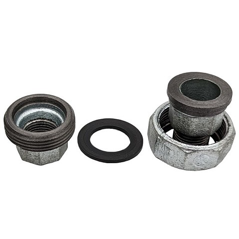 Американка чугунная оцинкованная DN40 PN16 м-шт с прокладкой Fittex Plus купить в Нижнем Новгороде | "Проконсим"