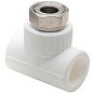 Тройник комбинированный ПП 20-3/4'' PN 25 с накидной гайкой белый РТП 14270 купить в Нижнем Новгороде | "Проконсим"
