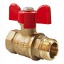 Кран латунный шаровой Valfex Optima.218.L0B1 11Б27фт1М DN 20 PN 25 муфта-штуцер бабочка купить в Нижнем Новгороде | "Проконсим"