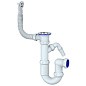 Сифон для мойки Unicorn Y441V, 1 1/2'' х40 без отвода, круглый перелив  с отводом для стиральной машины купить в Нижнем Новгороде | "Проконсим"