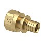 Муфта латунная для PEX труб  20-3/4''  PN 16  под надвижную гильзу с внутренней резьбой  РосТурПласт купить в Нижнем Новгороде | "Проконсим"