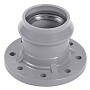 Патрубок раструбный НПВХ SDR26 DN 400 с фланцем DN 400 PN 10 Хемкор