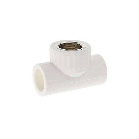 Тройник комбинированный VALFEX 25x25 PN 25 G-1/2'' ВР белый купить в Нижнем Новгороде | "Проконсим"