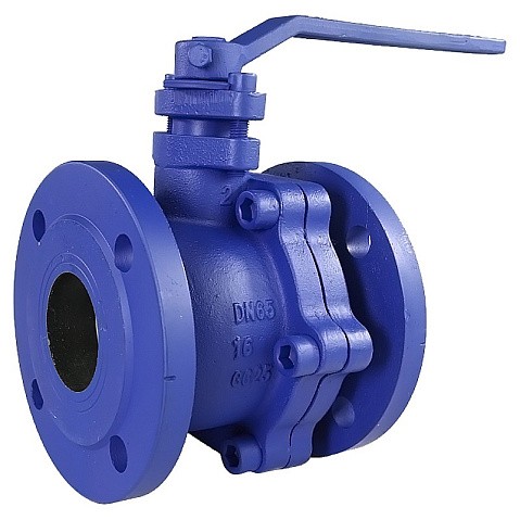 Кран шаровой полнопроходной DN 15 PN 16 чугунный фланцевый 130мм уплотнение PTFE с рукояткой РИДАН 082X4800R купить в Нижнем Новгороде | "Проконсим"
