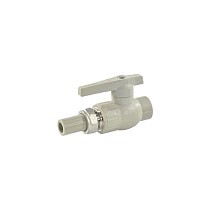 Краны шаровые ПП DN 20-32 PN 25 с односторонним разъемным соединением серые Valfex (930024442) со склада Проконсим в Нижнем Новгороде