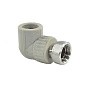 Угольник с накидной гайкой VALFEX 32 PN 25 G-1 серый