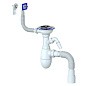 Сифон для мойки Unicorn В427, 40х50 гибкий отвод, 3 1/2'' х40 с отводом для стиральной машины, круглый и прямоугольный перелив купить в Нижнем Новгороде | "Проконсим"