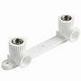 Угольник установочный двойной ПП 20-1/2'' PN 25 с внутренней резьбой белый Pro Aqua PA280008P купить в Нижнем Новгороде | "Проконсим"