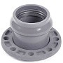 Патрубок раструбный НПВХ SDR26 DN 160 с металлическим фланцем DN 150 PN 10 Хемкор
