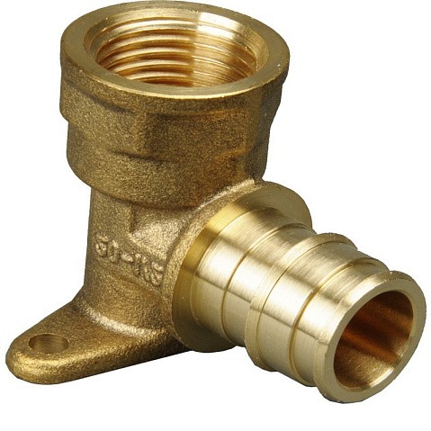 Угольник латунный для PEX труб 16-1/2'' PN 10 OP под надвижную гильзу с внутренней резьбой ONE PLUS купить в Нижнем Новгороде | "Проконсим"