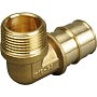 Угольник латунный для PEX труб 16-1/2'' PN 10 OP под надвижную гильзу с наружной резьбой ONE PLUS купить в Нижнем Новгороде | "Проконсим"