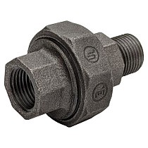 Американка чугунная DN 15-50 PN 16 муфта-штуцер с плоской прокладкой Fittex Plus купить в Нижнем Новгороде | "Проконсим"