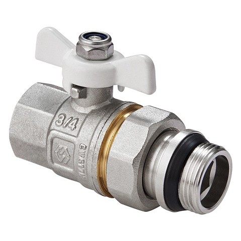 Краны латунные шаровые DN 15-20 PN 40 никелированные бабочка американка MVI BV.521 купить в Нижнем Новгороде | "Проконсим" Краны латунные шаровые DN 15-20 PN 40 никелированные бабочка американка MVI BV.521 купить в Нижнем Новгороде | "Проконсим"