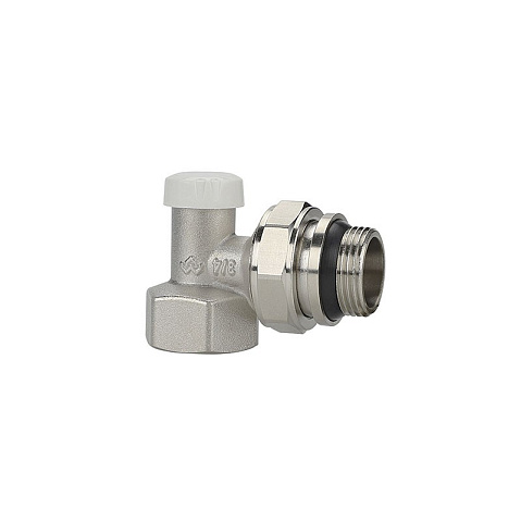 Клапан радиаторный VARMEGA VM10213 DN20 PN10 угловой настроечный G-3/4'' с уплотнением муфта-штуцер купить в Нижнем Новгороде | "Проконсим"