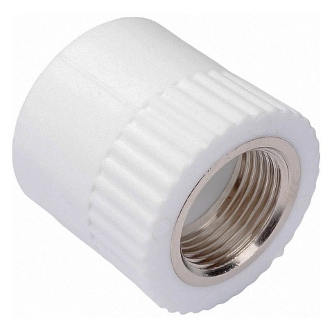 Муфта комбинированная ПП 40-1 1/4'' PN 25 под ключ с внутренней резьбой белая РТП 10658 купить в Нижнем Новгороде | "Проконсим"
