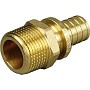 Муфта латунная для PEX труб 16-1/2'' PN 10 под надвижную гильзу с наружной резьбой ONE PLUS купить в Нижнем Новгороде | "Проконсим"