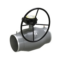 Краны стальные шаровые регулирующие DN 125-300 PN 25 цельносварные приварные с редуктором LD Energy Regula купить в Нижнем Новгороде | "Проконсим"