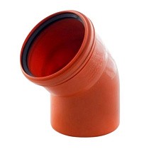  Отвод 30 гр. ПП для наружной канализации Политэк   (274200116) со склада Проконсим в Нижнем Новгороде